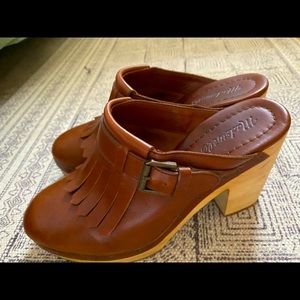 Madewell Clogs - Brown Leather